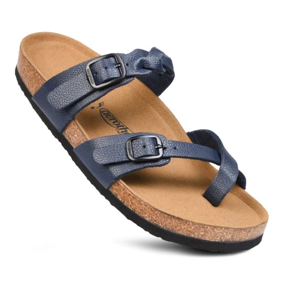 Aerothotic Shoes - Comfortable Blue Sandals